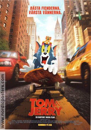 Tom and Jerry 2021 movie poster Tom and Jerry Chloe Grace Moretz Tim Story Animation