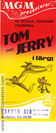 Tom and Jerry 1955 movie poster Tom and Jerry Mel Blanc Joseph Barbera Animation From TV