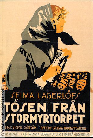 Tösen från Stormyrtorpet 1917 movie poster Greta Almroth Victor Sjöström