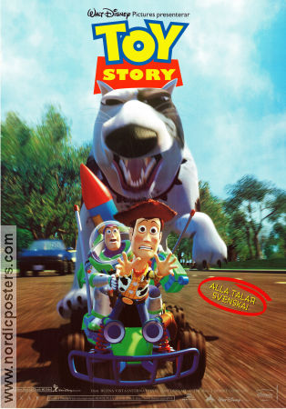 Toy Story 1995 movie poster Tom Hanks John Lasseter Production: Pixar