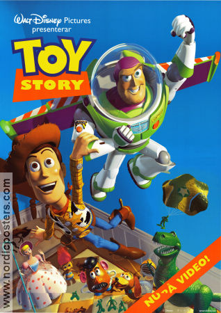 Toy Story VHS 1995 video poster Tom Hanks John Lasseter