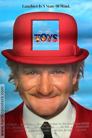 Toys 1992 poster Robin Williams Barry Levinson