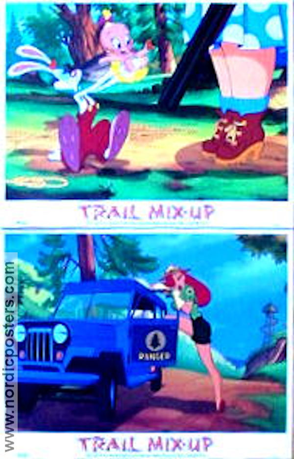 Trail Mix-up 1993 lobby card set Charles Fleischer Roger Rabbit Barry Cook Animation