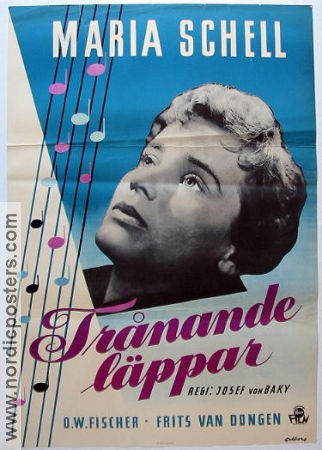 Der Träumende Mund 1956 movie poster Maria Schell