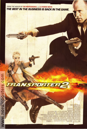 Transporter 2 2005 movie poster Jason Statham Amber Valletta Kate Nauta Louis Leterrier