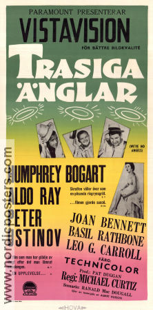 We´re No Angels 1956 poster Humphrey Bogart Michael Curtiz
