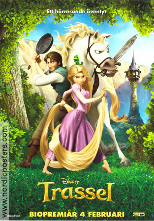 Tangled 2010 movie poster Mandy Moore Nathan Greno Animation Horses