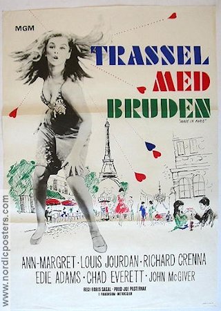 Made in Paris 1966 movie poster Ann-Margret Louis Jourdan Boris Sagal