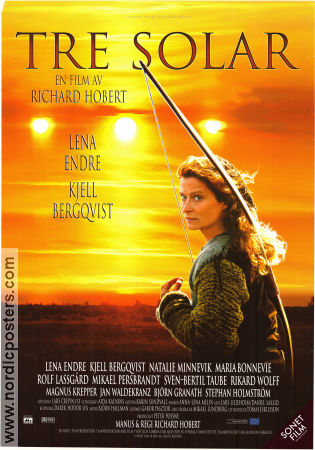 Three Suns 2004 movie poster Lena Endre Kjell Bergqvist Natalie Minnevik Richard Hobert Cult movies