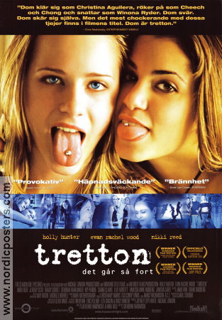 Tretton 2003 poster Holly Hunter Evan Rachel Wood Nikki Reed Catherine Hardwicke