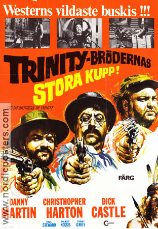 Ninguno de los tres se llamaba Trinidad 1973 poster Danny Martin Stan Parker