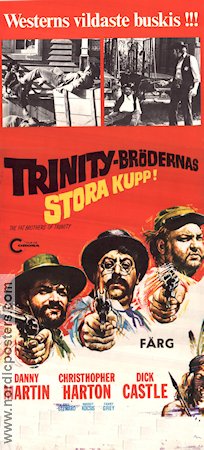 Ninguno de los tres se llamaba Trinidad 1973 movie poster Danny Martin Stan Parker Spain