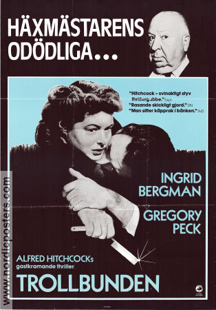 Spellbound 1945 movie poster Ingrid Bergman Gregory Peck Michael Chekhov Alfred Hitchcock