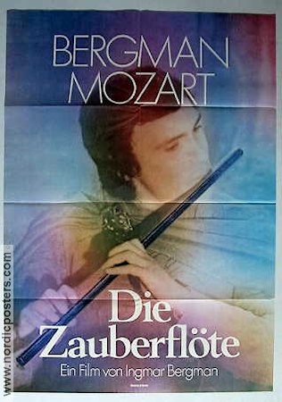 Die Zauberflöte 1975 movie poster Ingmar Bergman Instruments From TV