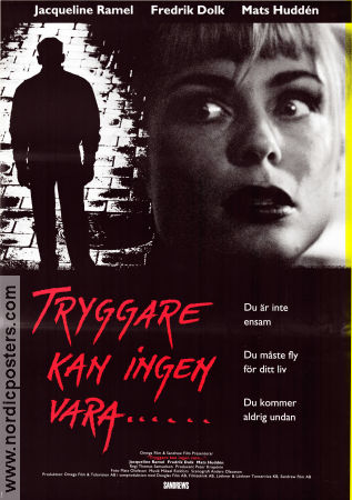 Tryggare kan ingen vara 1993 poster Jacqueline Ramel Fredrik Dolk Mats Huddén Thomas Samuelsson