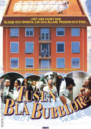 Tusen blå bubblor 1993 poster Carla Benedetti Matteo Fadda Leone Pompucci