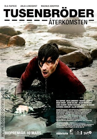 Tusenbröder återkomsten 2006 movie poster Ola Rapace Lembit Ulfsak Liina Olmaru Erik Leijonborg