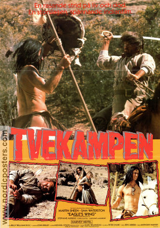 Tvekampen 1979 poster Martin Sheen Sam Waterston Harvey Keitel Anthony Harvey