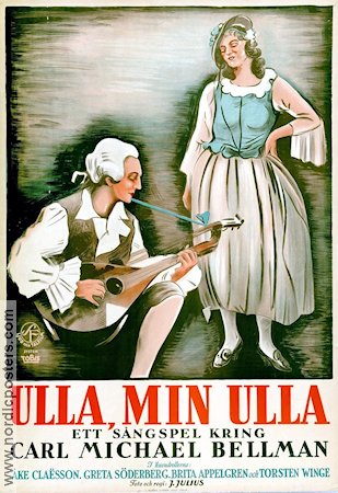 Ulla min Ulla 1930 movie poster Åke Claesson Find more: Carl Michael Bellman