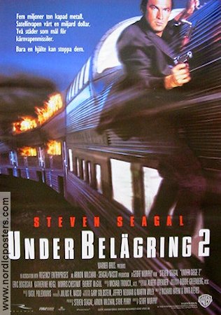 Under Siege 2: Dark Territory 1995 movie poster Steven Seagal Eric Bogosian Everett McGill Geoff Murphy Trains