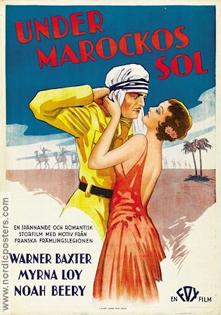 Renegades 1930 movie poster Warner Baxter Myrna Loy