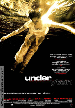 Under ytan 1997 movie poster Mikael Persbrandt Johanna Sällström Tove Appelqvist Daniel Fridell