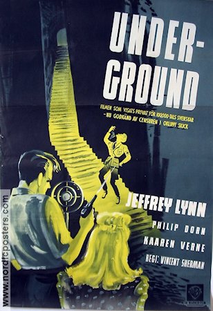 Underground 1945 movie poster Jeffrey Lynn Find more: Nazi