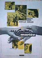 Une femme mariee 1965 movie poster Bernard Noel Jean-Luc Godard
