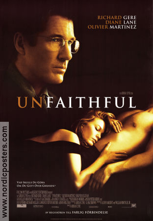 Unfaithful 2002 poster Richard Gere Adrian Lyne