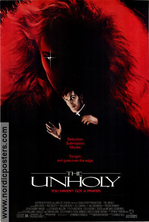 The Unholy 1988 poster Ben Cross Camilo Vila