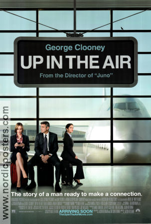 Up In the Air 2009 movie poster George Clooney Vera Farmiga Anna Kendrick Jason Reitman Planes