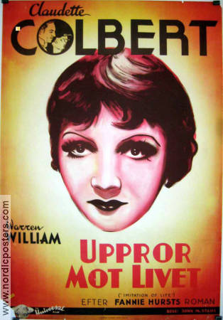 Imitation of Life 1934 movie poster Claudtte Colbert John M Stahl