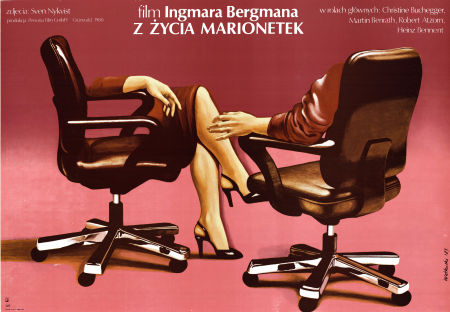 From the Life of the Marionettes 1980 movie poster Robert Atzorn Christine Buchegger Martin Benrath Ingmar Bergman From TV