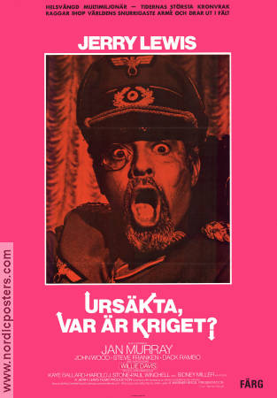 Ursäkta var är kriget 1970 poster Jan Murray John Wood Steve Franken Jerry Lewis Hitta mer: Nazi Krig