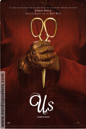 Us 2019 movie poster Lupita Nyong´o Winston Duke Elisabeth Moss Jordan Peele