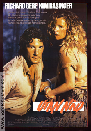 No Mercy 1986 movie poster Richard Gere Kim Basinger Jeroen Krabbé Richard Pearce