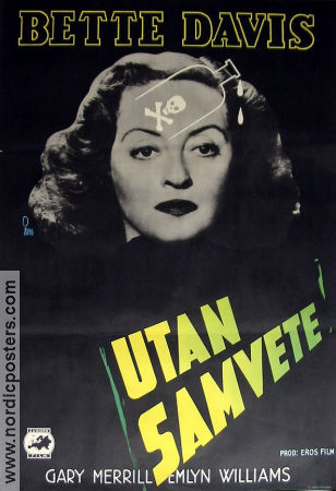 Another Man´s Poison 1951 movie poster Bette Davis Gary Merrill Emlyn Williams Irving Rapper Film Noir