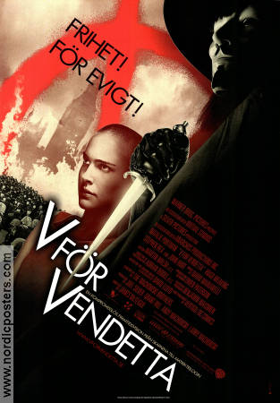 V for Vendetta 2005 poster Natalie Portman Andy Wachowski