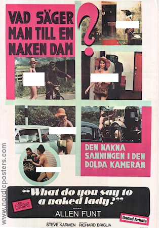 What Do You Say To a Naked Lady 1970 movie poster Joie Addison Laura Huston Martin Meyers Allen Funt Documentaries