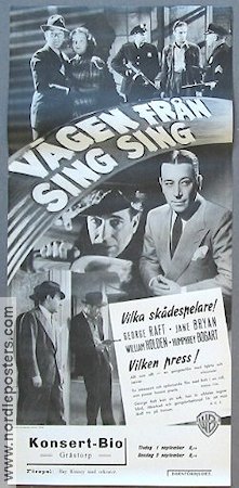 Invisible Stripes 1940 movie poster Humphrey Bogart George Raft Jane Bryan William Holden