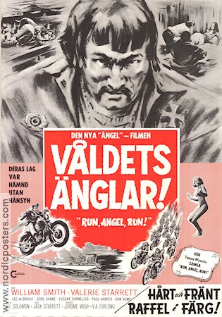 Run Angel Run! 1969 movie poster William Smith Valerie Starrett Jack Starrett Motorcycles