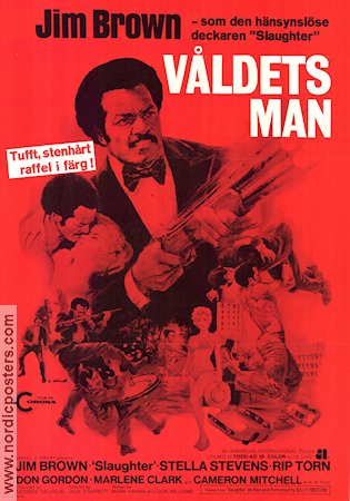 Slaughter 1973 movie poster Jim Brown