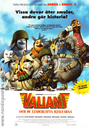 Valiant 2005 movie poster Ewan McGregor Gary Chapman Birds Animation
