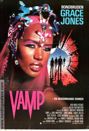Vamp 1986 movie poster Grace Jones Chris Makepeace Sandy Baron Richard Wenk