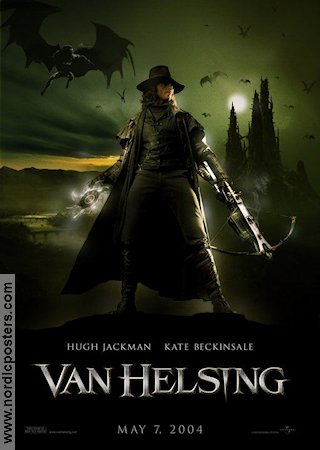 Van Helsing 2004 movie poster Hugh Jackman Kate Beckinsale Richard Roxburgh Stephen Sommers