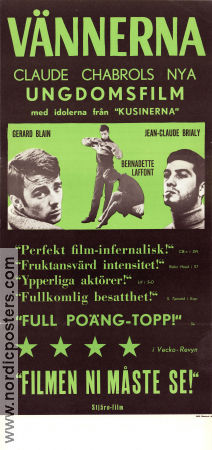 Le beau Serge 1958 movie poster Gérard Blain Jean-Claude Brialy Claude Chabrol