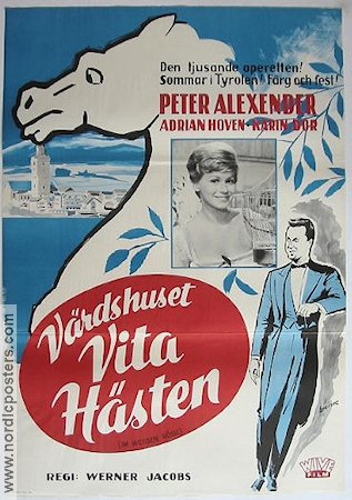 Im weissen Rössl 1961 movie poster Peter Alexander Horses