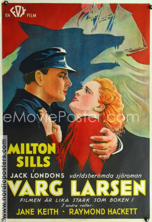 The Sea Wolf 1931 movie poster Milton Sills