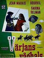 Le Bossu 1959 movie poster Jean Marais Bourvil Sabine Sesselmann André Hunebelle Sword and sandal