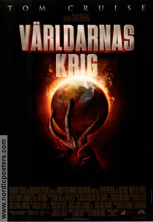 Världarnas krig 2005 poster Tom Cruise Dakota Fanning Tim Robbins Steven Spielberg